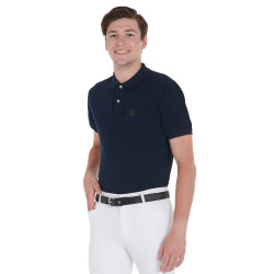 Cintura in pelle elastica Equestro Nero