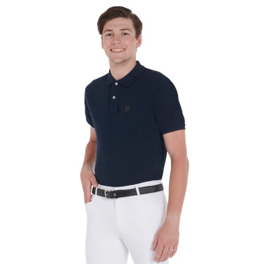 Cintura in pelle elastica Equestro Nero