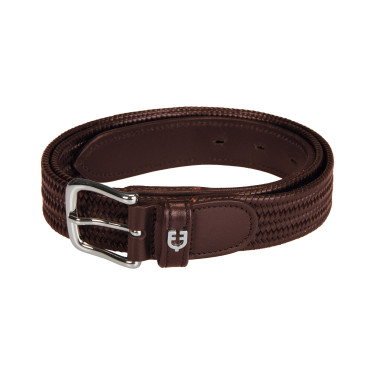Cintura in pelle elastica Equestro Marrone