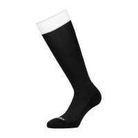 Calze unisex Equestro Basic in tessuto tecnico Asfalto / nero