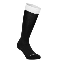 Calze unisex Equestro Basic in tessuto tecnico Nero / bianco