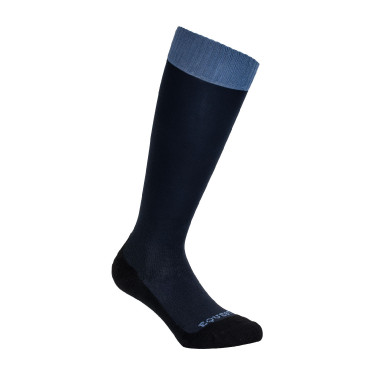 Calze unisex Equestro Basic in tessuto tecnico Blazer marine / berling sea Blu