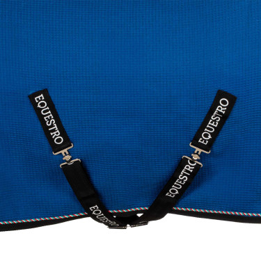 Coperta da box Equestro x FISE in tessuto a nido d’ape Blu di Savoia