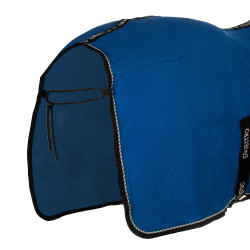 Coperta da box Equestro x FISE in tessuto a nido d’ape Blu di Savoia