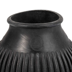 Stivaletti in gomma Acavallo con logo Nero