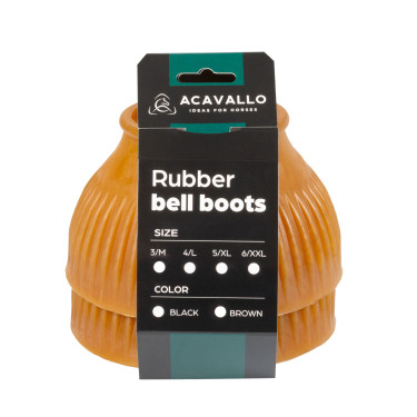 Stivaletti in gomma Acavallo con logo Marrone Stivaletti in gomma Acavallo con logo Marrone