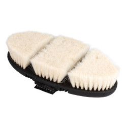 Spazzola da strigliare Equestro flessibile con setole morbide Naturale Marrone