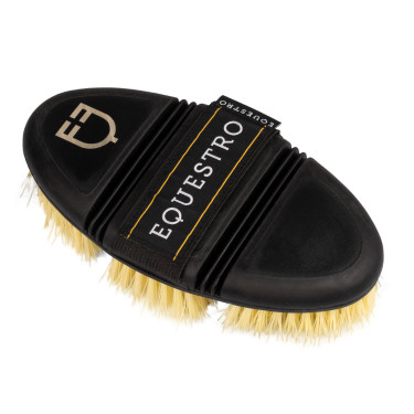 Spazzola da grooming Equestro flessibile per la spazzolatura Naturale Marrone