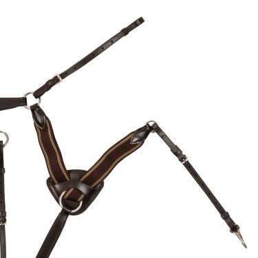 Pettorale Supreme a 5 punti Marrone scuro