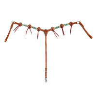 Pettorale western Pool’s Blue Star Naturale Marrone