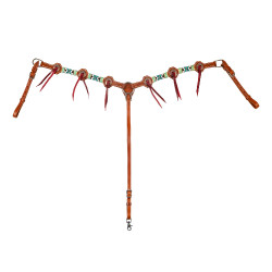 Pettorale western Pool’s Blue Star Naturale Marrone