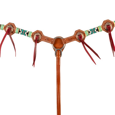 Pettorale western Pool’s Blue Star Naturale Marrone