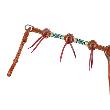 Pettorale western Pool’s Blue Star Naturale Marrone