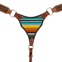 Collare pettorale western Pool’s decorazione tappeto Naturale Marrone