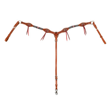 Pettorale western Pool’s Deluxe Naturale Marrone