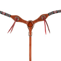 Pettorale western Pool’s Deluxe Naturale Marrone