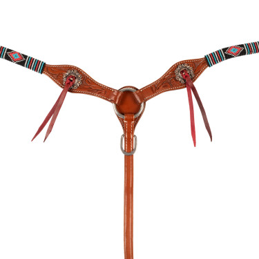 Pettorale western Pool’s Deluxe Naturale Marrone