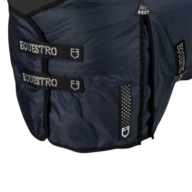 Coperta da esterno Equestro Nevada 250 g in tessuto ripstop Marina Blu marino