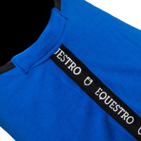 Coperta in pile Equestro x FISE con chiusura frontale Blu di Savoia