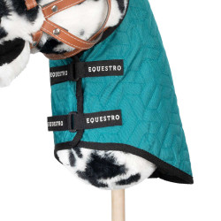 Coperta per hobby horse Equestro Ciano scuro