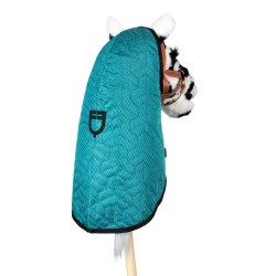 Coperta per hobby horse Equestro Ciano scuro