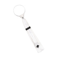 Cravatta da concorso Equestro in nido d’ape quadrato Bianco Cravatta da concorso Equestro in nido d’ape quadrato Bianco