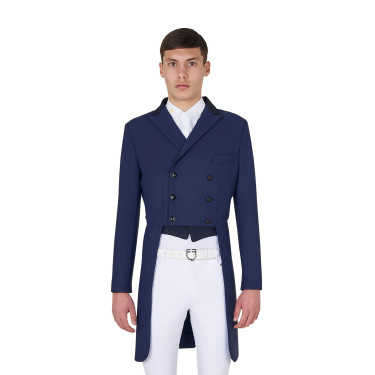 Frack da dressage da uomo Equestro in tessuto tecnico Blazer marine Blu marino
