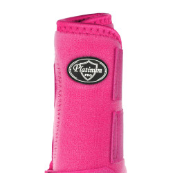 Stinchiere anteriori western Platinum Pro Star Anatomic Fucsia Rosa