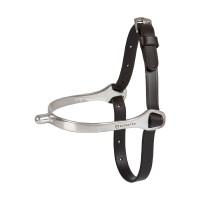 Cinturino per speroni Equestro in pelle Marrone scuro