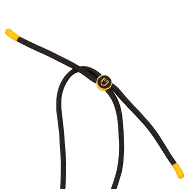 Laccetto regolabile Equestro per telefono cellulare Nero / giallo