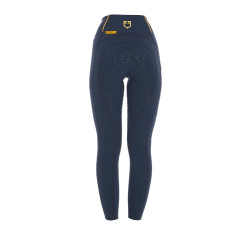 Leggings da donna Equestro leggeri a taglio slim Blazer marine Blu marino
