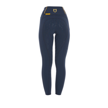 Leggings da donna Equestro leggeri a taglio slim Blazer marine Blu marino