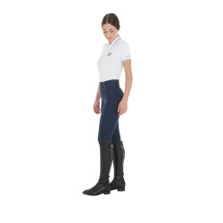 Leggings da donna Equestro leggeri a taglio slim Blazer marine Blu marino