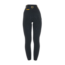 Leggings da donna Equestro leggeri a taglio slim Nero