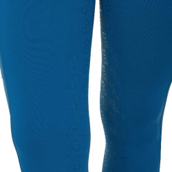 Leggings da donna Equestro a vita alta con passanti per cintura Corallo blu Leggings da donna Equestro a vita alta con passanti per cintura Corallo blu