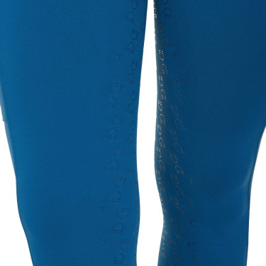 Leggings da donna Equestro a vita alta con passanti per cintura Corallo blu Leggings da donna Equestro a vita alta con passanti per cintura Corallo blu