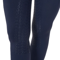 Leggings donna Equestro x FISE full grip taglio slim Blazer marine Blu marino