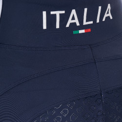 Leggings donna Equestro x FISE full grip taglio slim Blazer marine Blu marino
