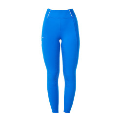 Leggings donna Equestro x FISE full grip taglio slim Blu di Savoia