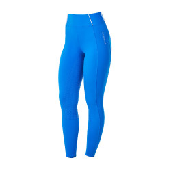Leggings donna Equestro x FISE full grip taglio slim Blu di Savoia