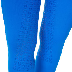 Leggings donna Equestro x FISE full grip taglio slim Blu di Savoia