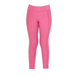 Leggings da ragazza Equestro foderati in pile Rosa castello