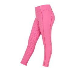 Leggings da ragazza Equestro foderati in pile Rosa castello