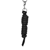 Capezzina ergonomica Equestro con inserti in pelle Nero / nero