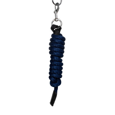 Capezzina ergonomica Equestro con inserti in pelle Nero / blu navy Blu marino