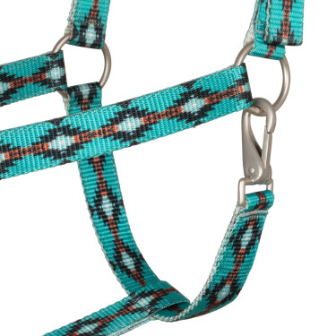 Capezza in nylon Pool’s motivo Navajo Turchese Blu