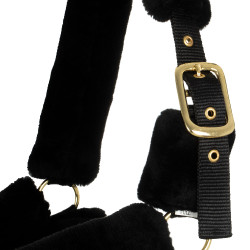 Capezza in nylon Supreme con fodera in lana sintetica Premium Nero