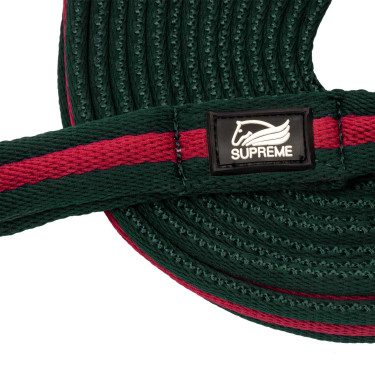 Longhina da lavoro in nylon imbottita, attaccabile alla capezza Umbria Equitazione Verde cacciatore / bordeaux