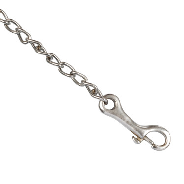 Longhina in pelle Pool’s con catena Olio scuro Marrone