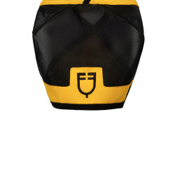 Maschera anti-mosche Equestro con logo frontale Giallo